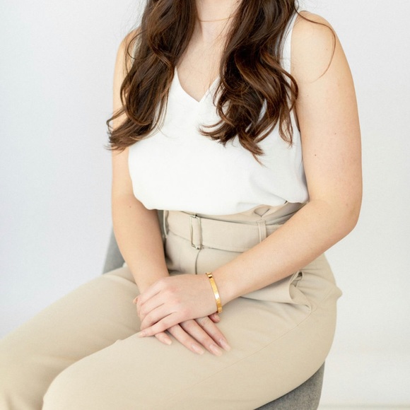 BABATON belted high-waisted power pants - Picture 8 of 9